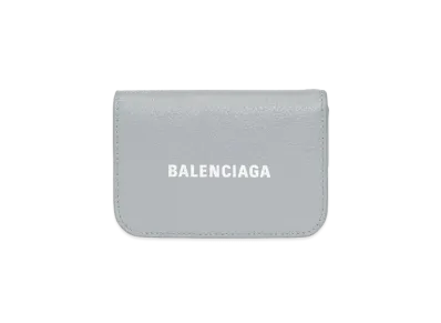 BALENCIAGA Cash Mini Wallet "Blue"