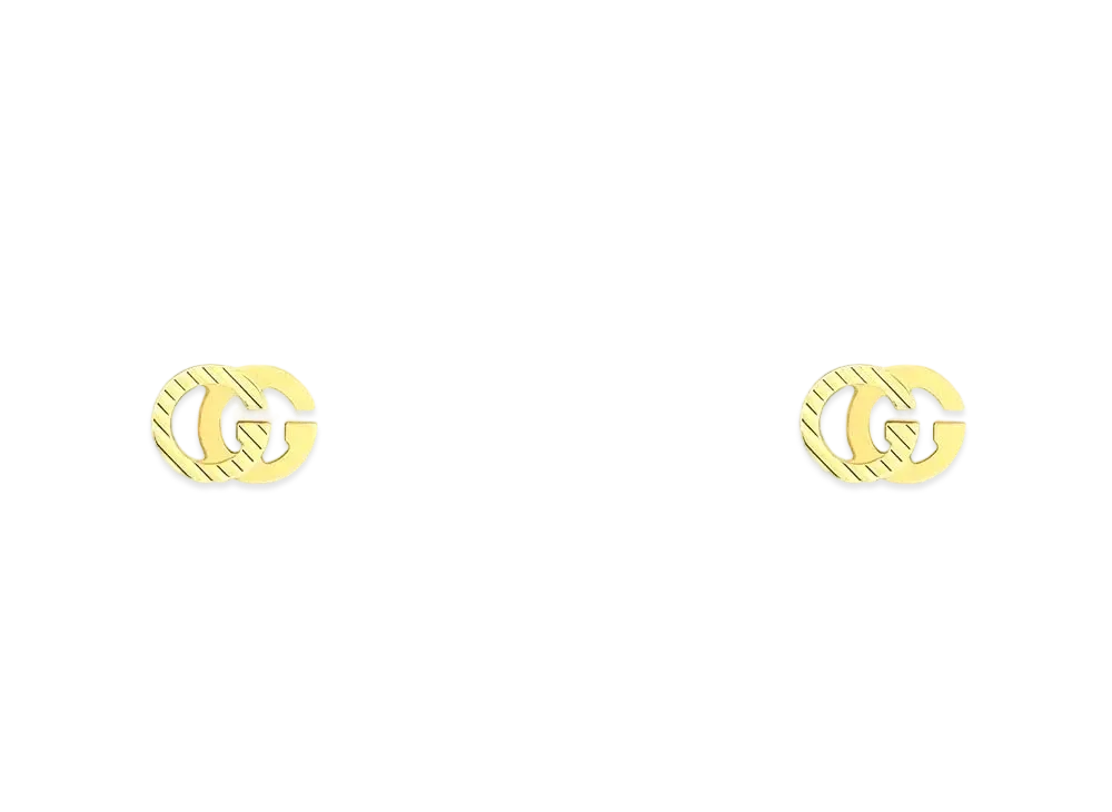 GUCCI GG Running 18K Earrings "Gold"