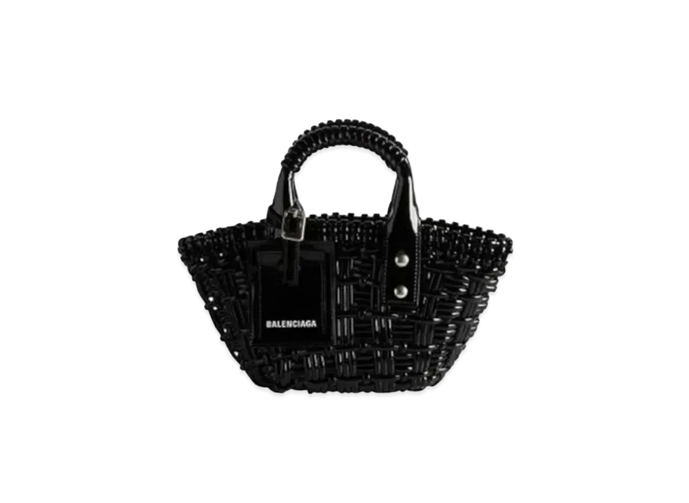 BALENCIAGA Women's Bistro XXS Basket With Strap "Black"