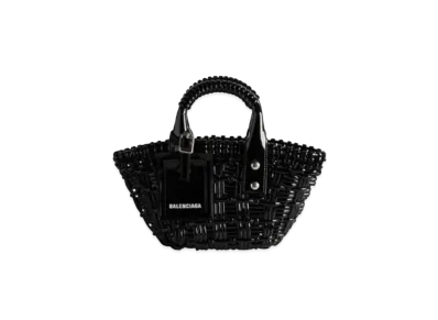 BALENCIAGA Women's Bistro XXS Basket With Strap "Black"