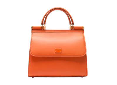 Dolce&Gabbana Sicily 58 Bag Medium Calfskin "Orange"
