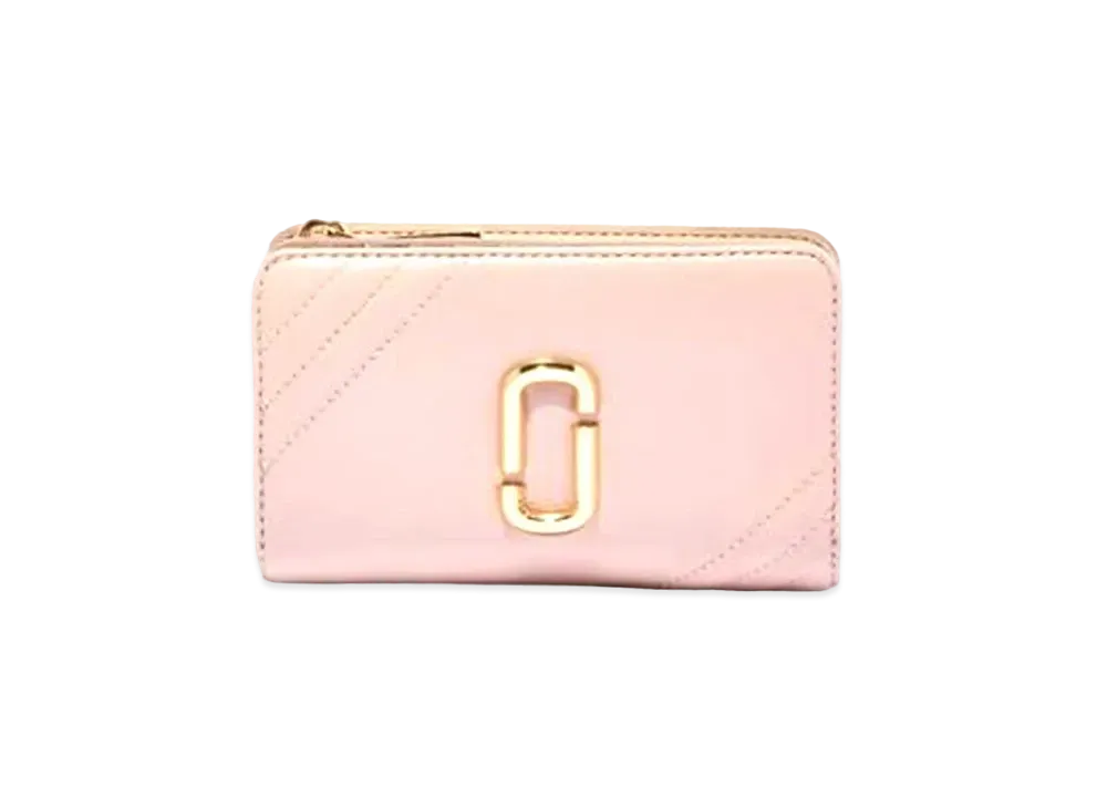 Marc Jacobs The Glam Shot Compact Wallet "Adobe Rose"