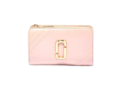 Marc Jacobs The Glam Shot Compact Wallet "Adobe Rose"