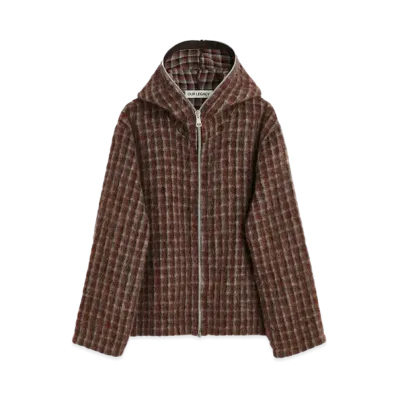 OUR LEGACY Full Zip Hood "Boston Check"