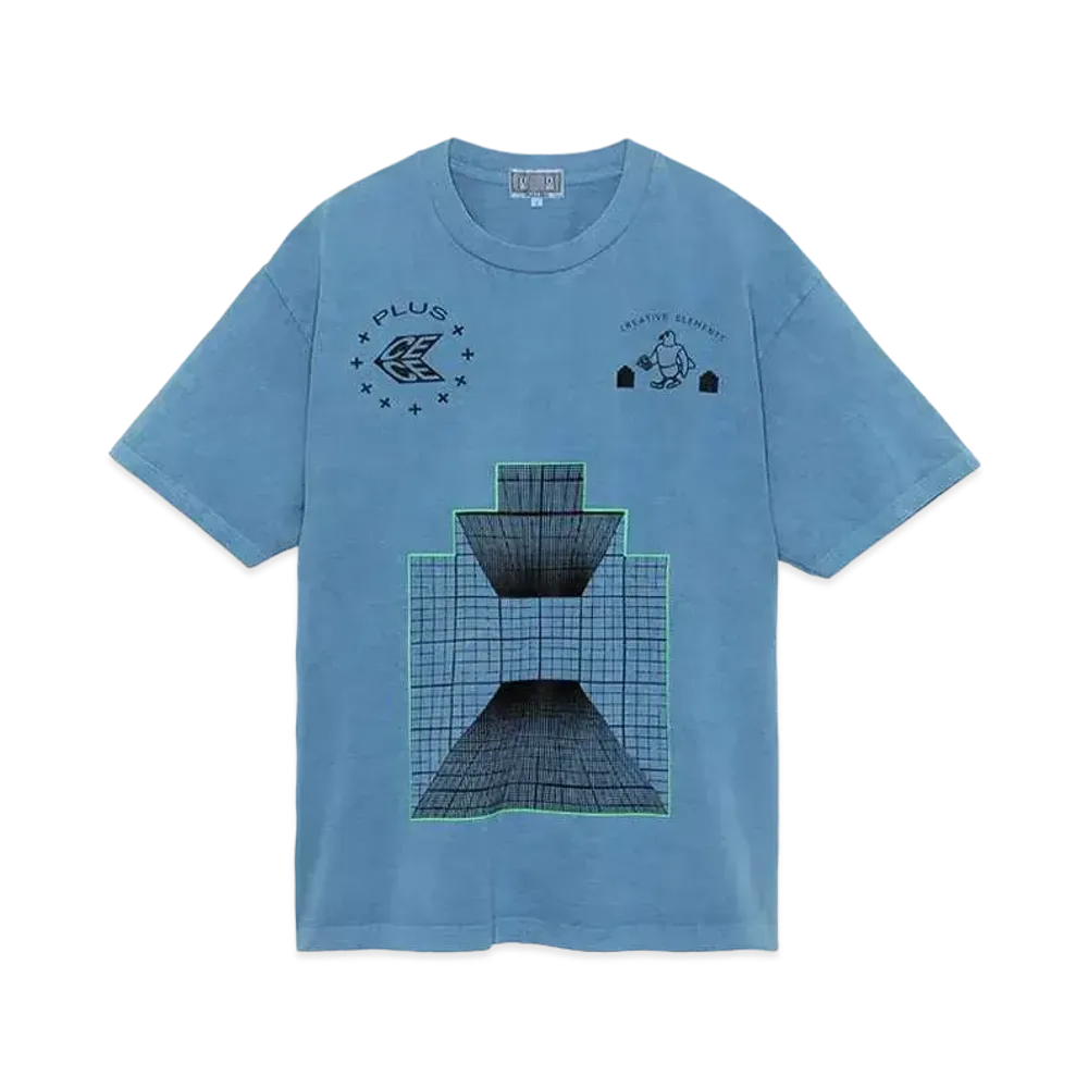 Cav Empt (C.E) OVERDYE CREATIVE ELEMENTS T "Blue"