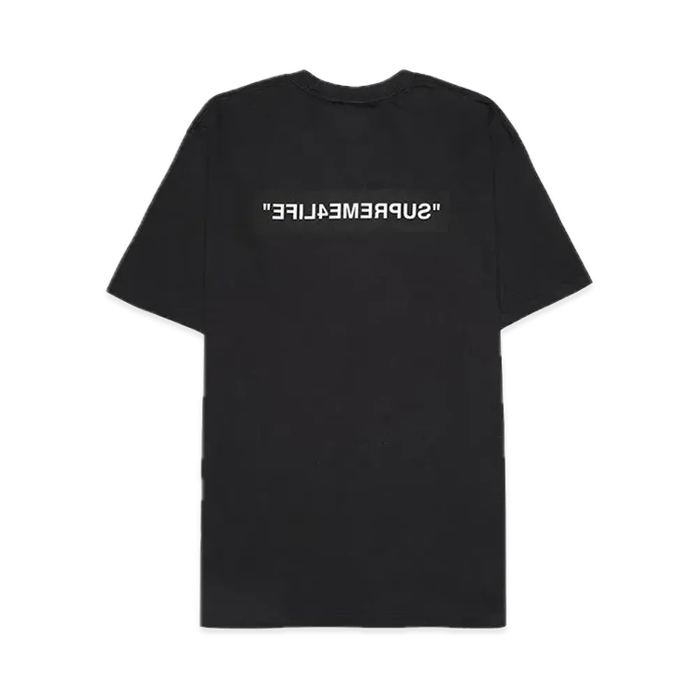 シュプリーム 4 ライフ Tシャツ "ブラック"