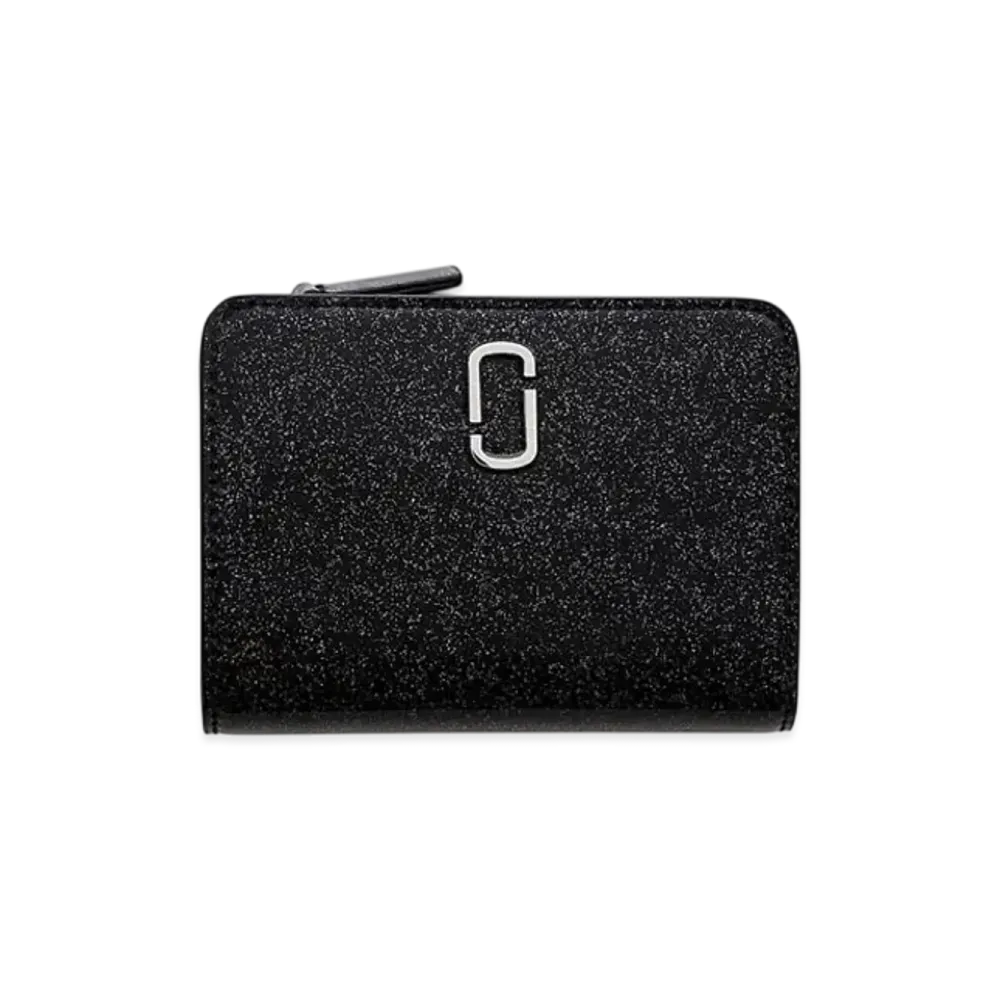 Marc Jacobs The Coated GlitterJj Marc Compact Wallet Mini