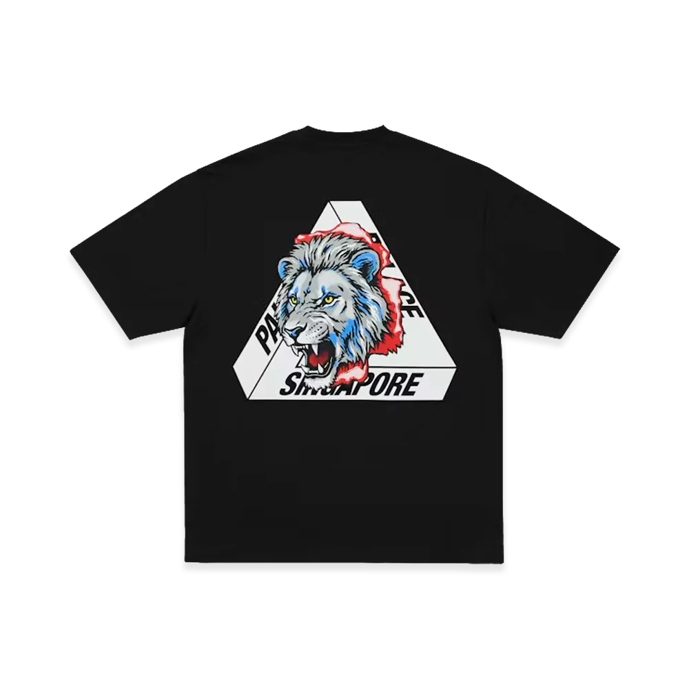 PALACE SINGAPORE Tri-Ferg T-Shirt "Black"