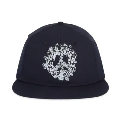 DENIM TEARS Peace Wreath Cap "Navy"