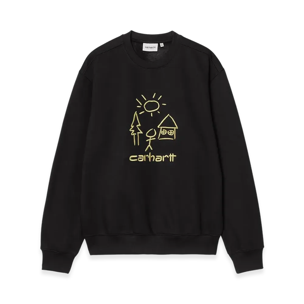 Carhartt WIP Masterpiece Sweat "Black / Fandoghi"