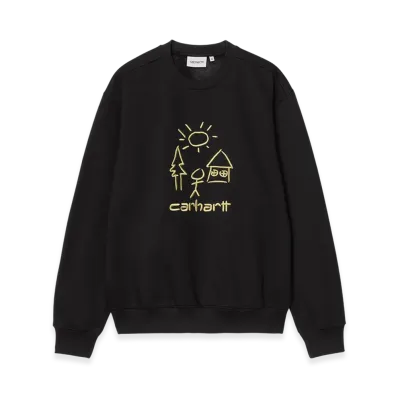 Carhartt WIP Masterpiece Sweat "Black / Fandoghi"