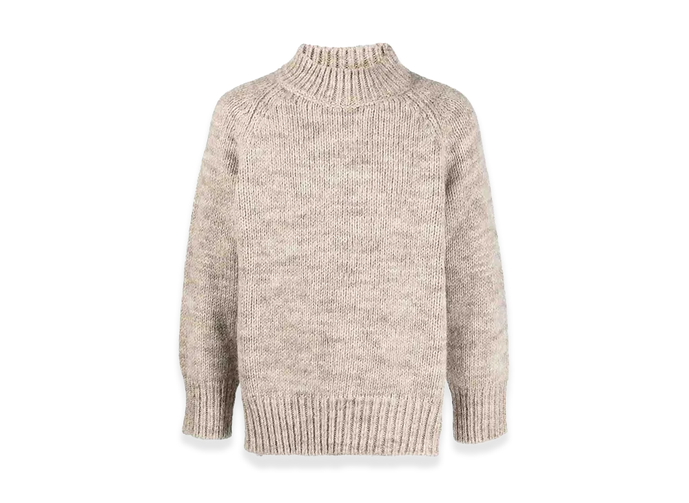 Maison Margiela Women's Chunky-Knit Jumper "Light Beige"