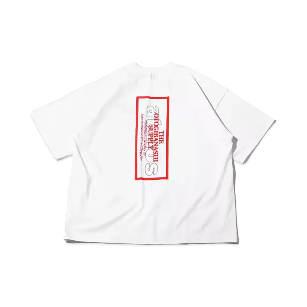 atmos x THE OTOGIBANASHI SUPPLY S/S Tee "White"