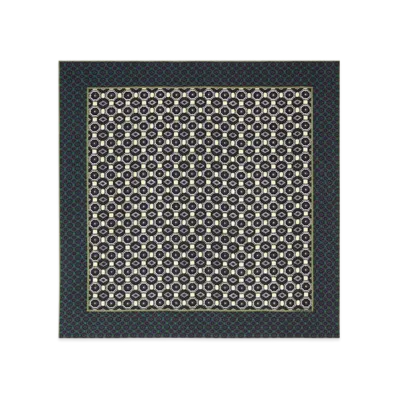 DRIES VAN NOTEN Women's Silk Square Scarf "Pale yellow"