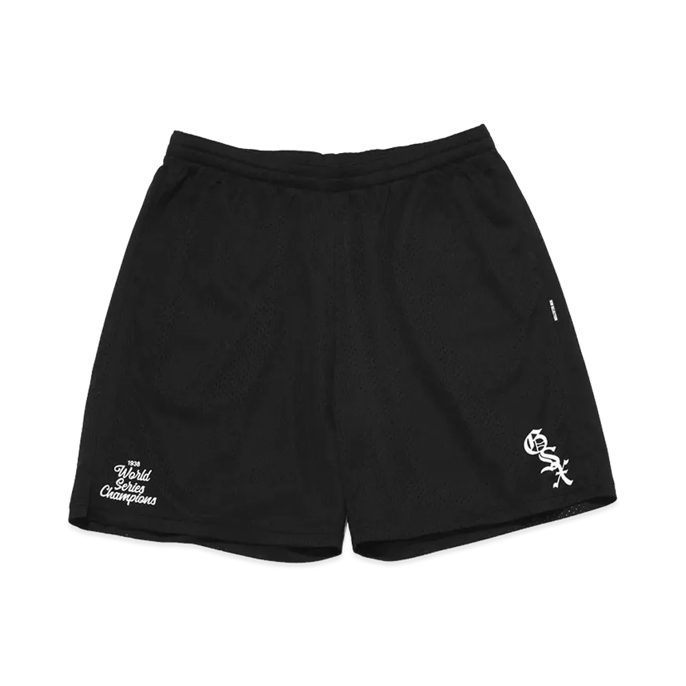 GOD SELECTION XXX GSX Logo Mesh Board shorts GX-S26-SP-04 "Black"