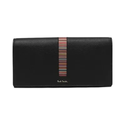 Paul Smith Long Wallet Cover Stripe "Black"