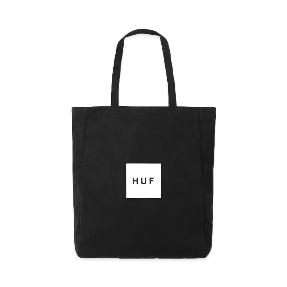HUF Box Logo Tote Bag M "Black"
