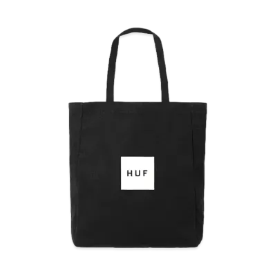 HUF Box Logo Tote Bag M "Black"