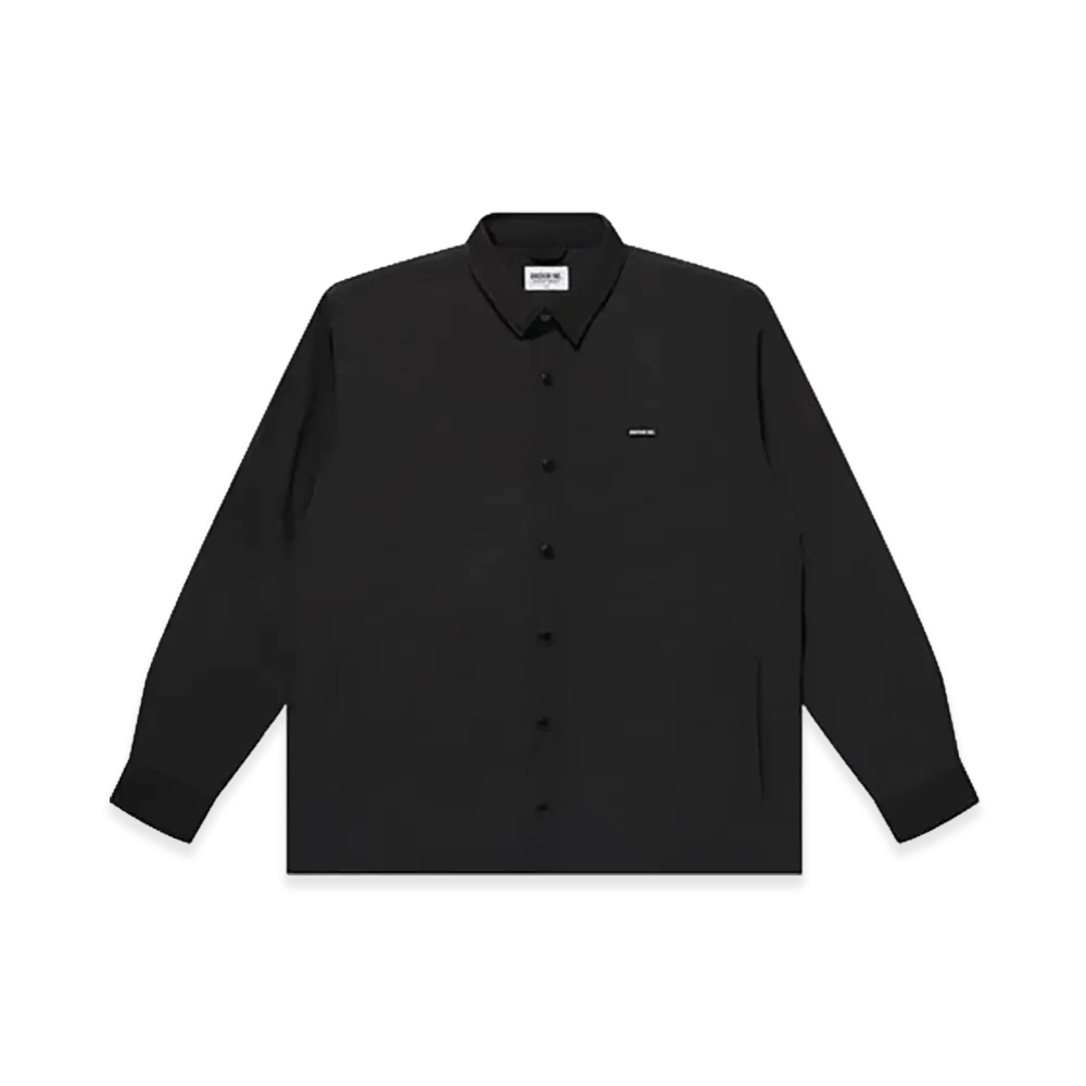Mercedes Anchor inc. Small Patched Quilted Shirt Jacket "Black"