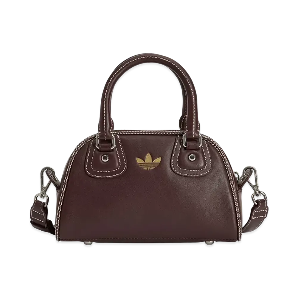 adidas x Wales Bonner Leather Bowling Bag "Night Red"