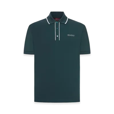 GUCCI Polo "Petrolium/Mix"