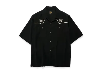 NEEDLES x STUDIOUS Piping Cowboy S/S Shirt - Amunzen "Black"