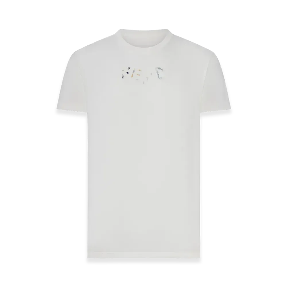 FENDI Cotton T-Shirt With Front Logo "White"
