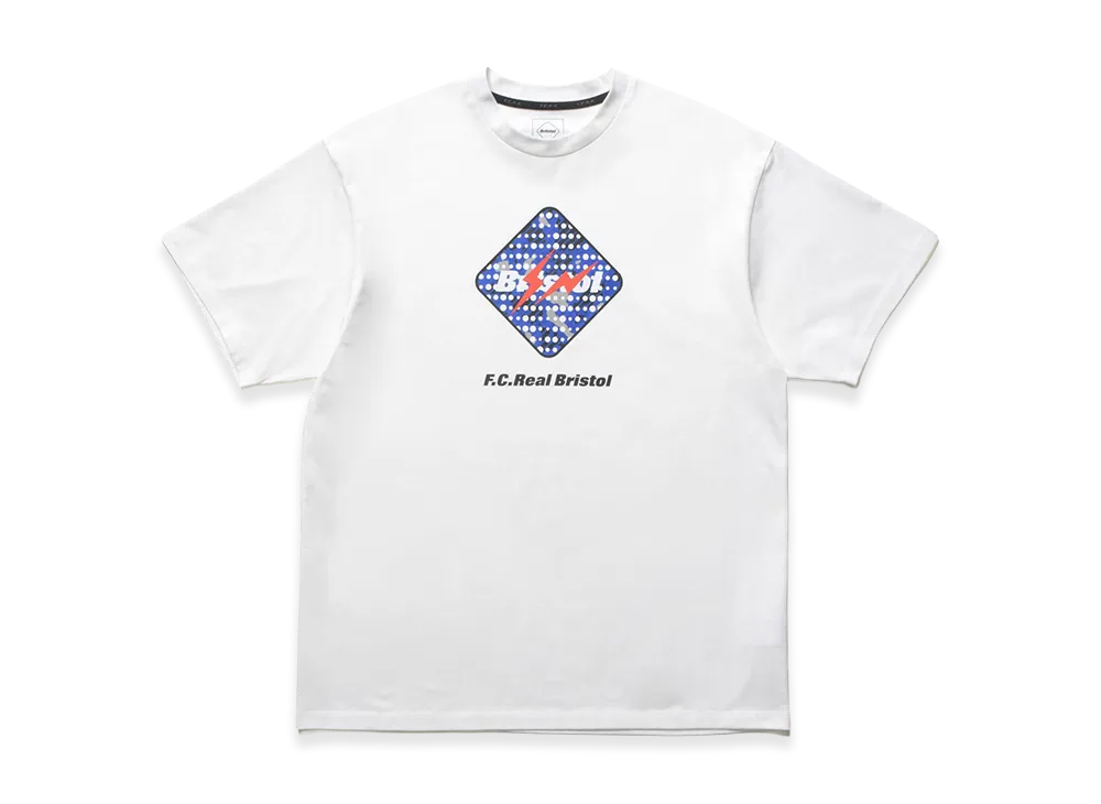 F.C.Real Bristol x FRAGMENT Camouflage Emblem Tee "White"