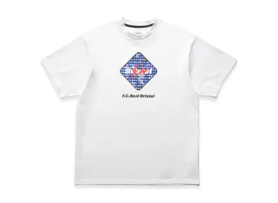 F.C.Real Bristol x FRAGMENT Camouflage Emblem Tee "White"