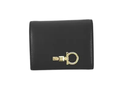 Salvatore Ferragamo Studio Small Wallet "Black"