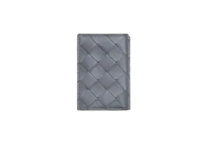 Bottega Veneta Tiny Trifold Wallet "Thunder"