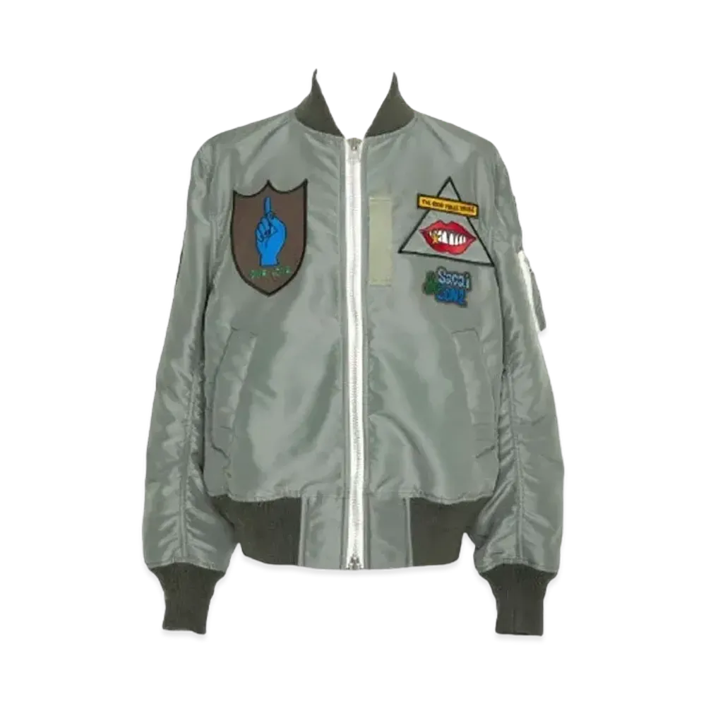 sacai x Gonz Nylon Twill Blouson "Khaki"