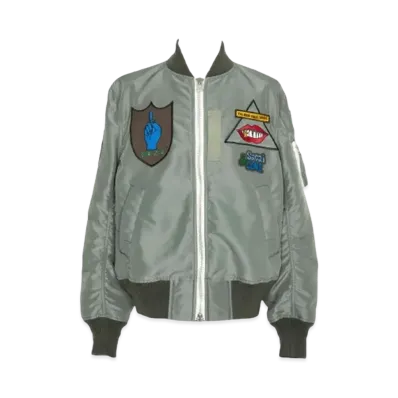 sacai x Gonz Nylon Twill Blouson "Khaki"