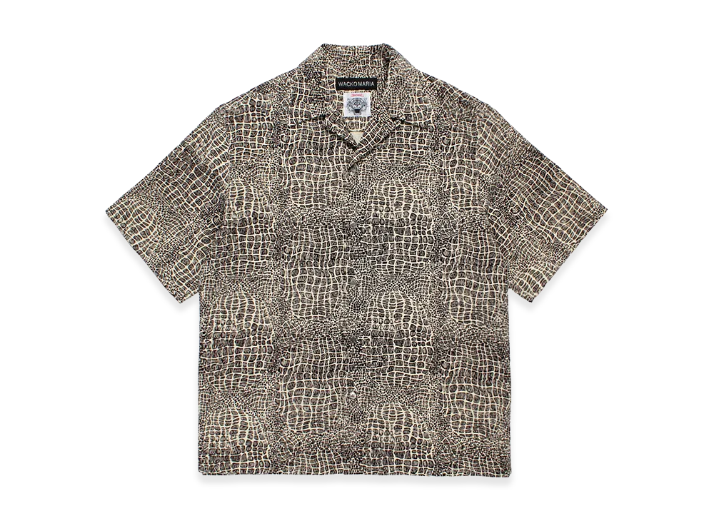 WACKO MARIA x Wolf's Head Corduroy 50'S Open Collar Shirt "One"
