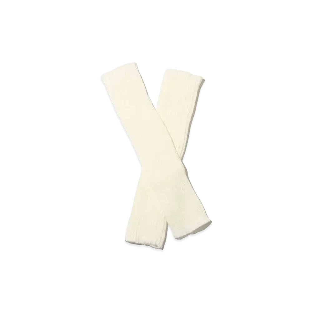 atmos pink Leg Warmers "White"