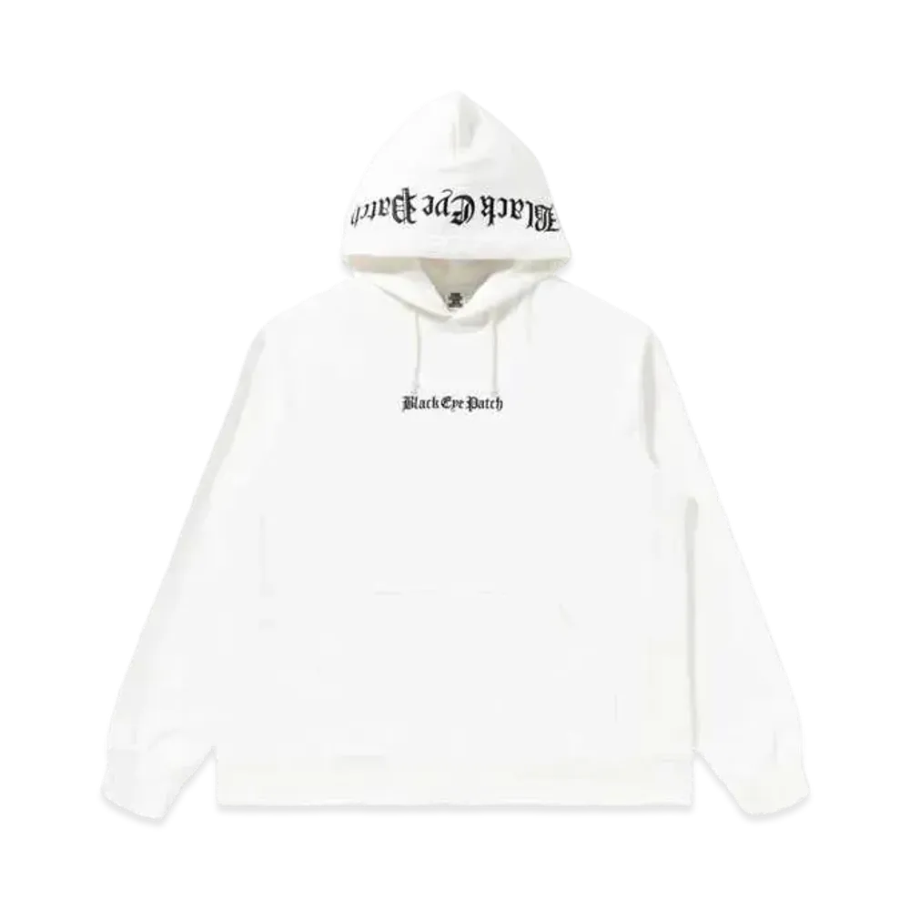 Blackeyepatch OE Logo Embroidered Hoodie "White"