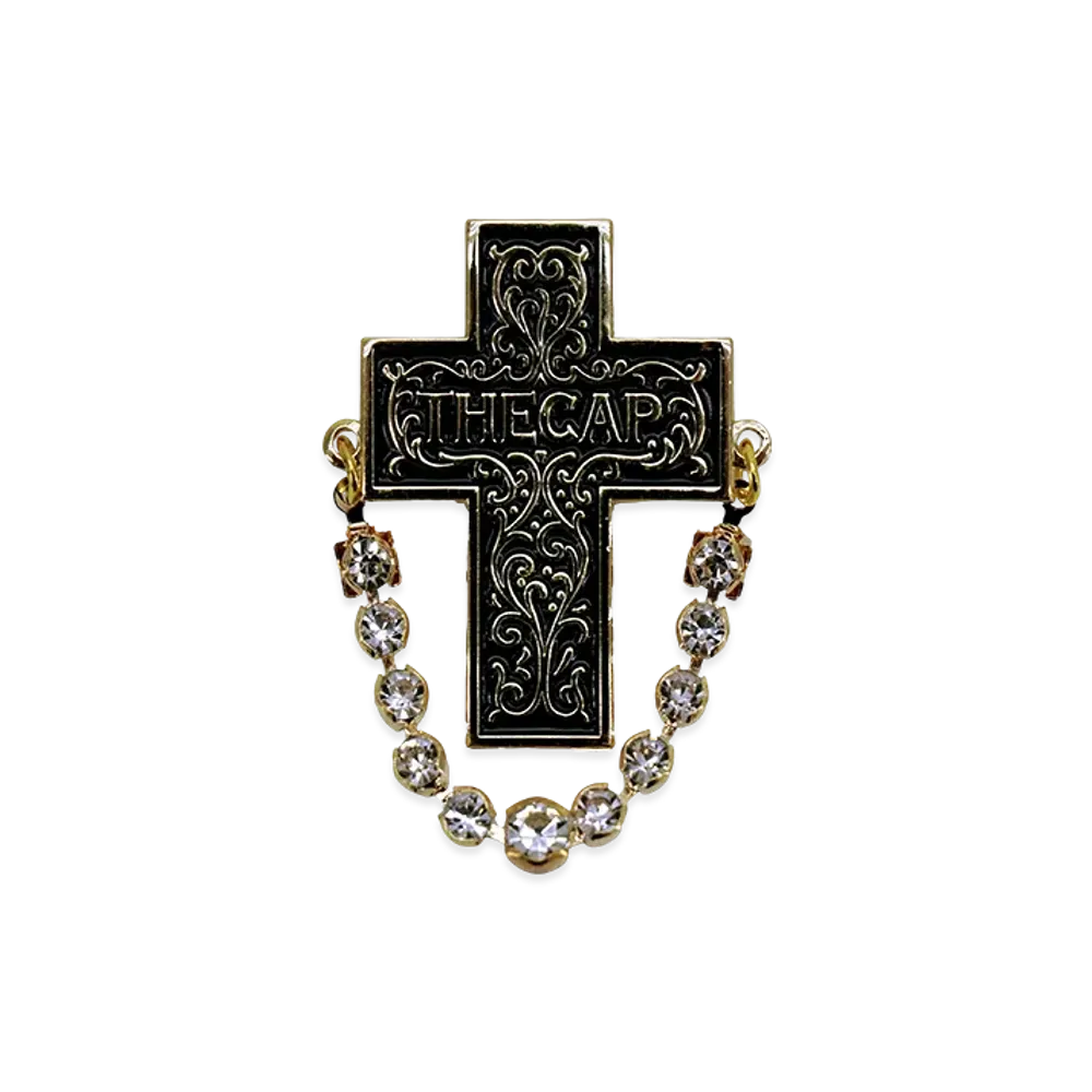NEW ERA The Cap Pins Cross with Diamond "Gold"