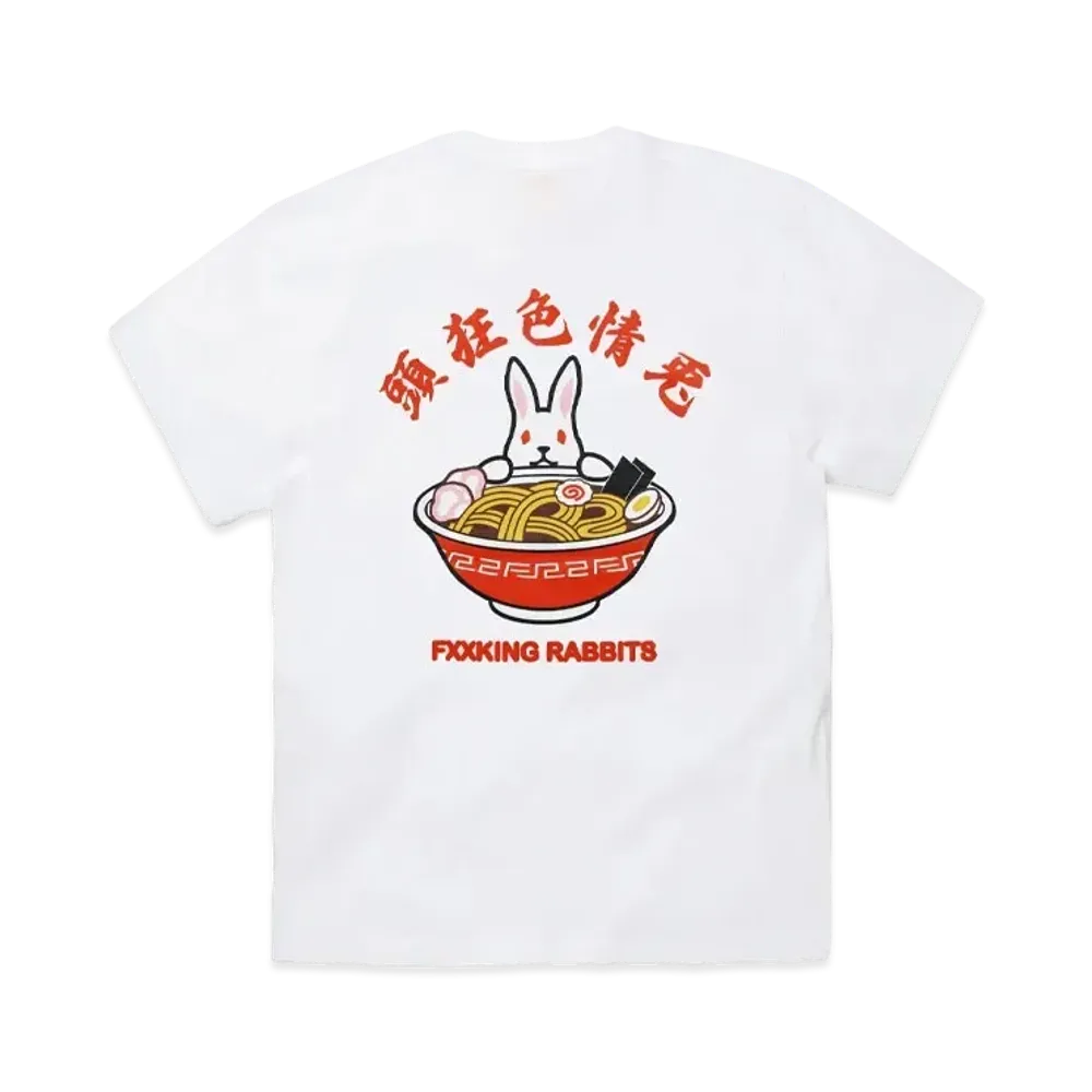 FR2 Rabbit Ramen T-shirt "White"