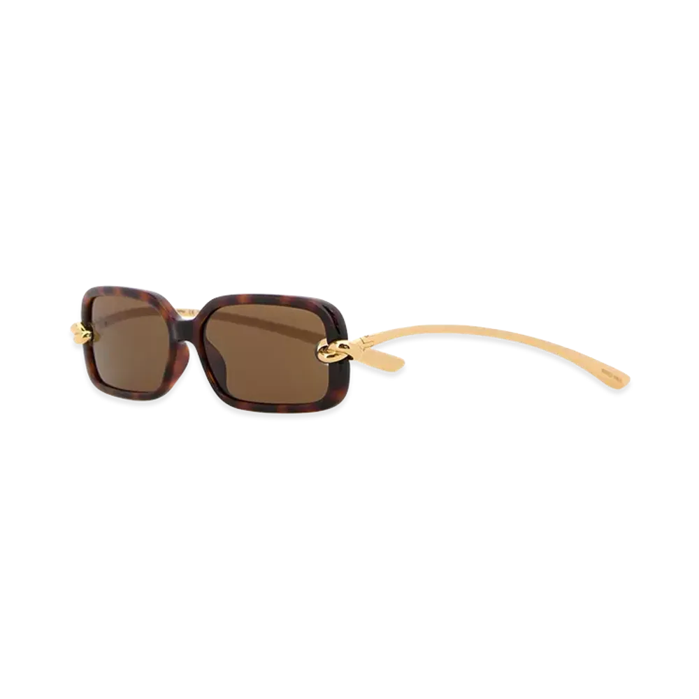 Bottega Veneta Women's Acetate Knot Sunglasses "Multicolor"