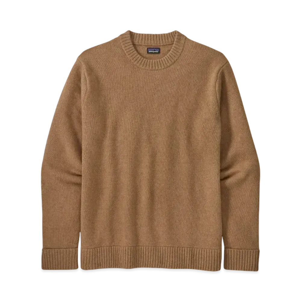 Patagonia Men's Recycled Wool Blend Sweater "Brown"