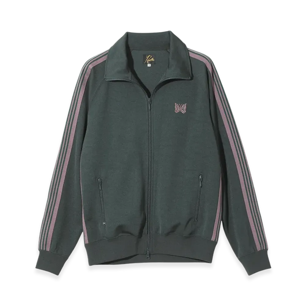 NEEDLES Track Jacket - Poly Smooth "Green"