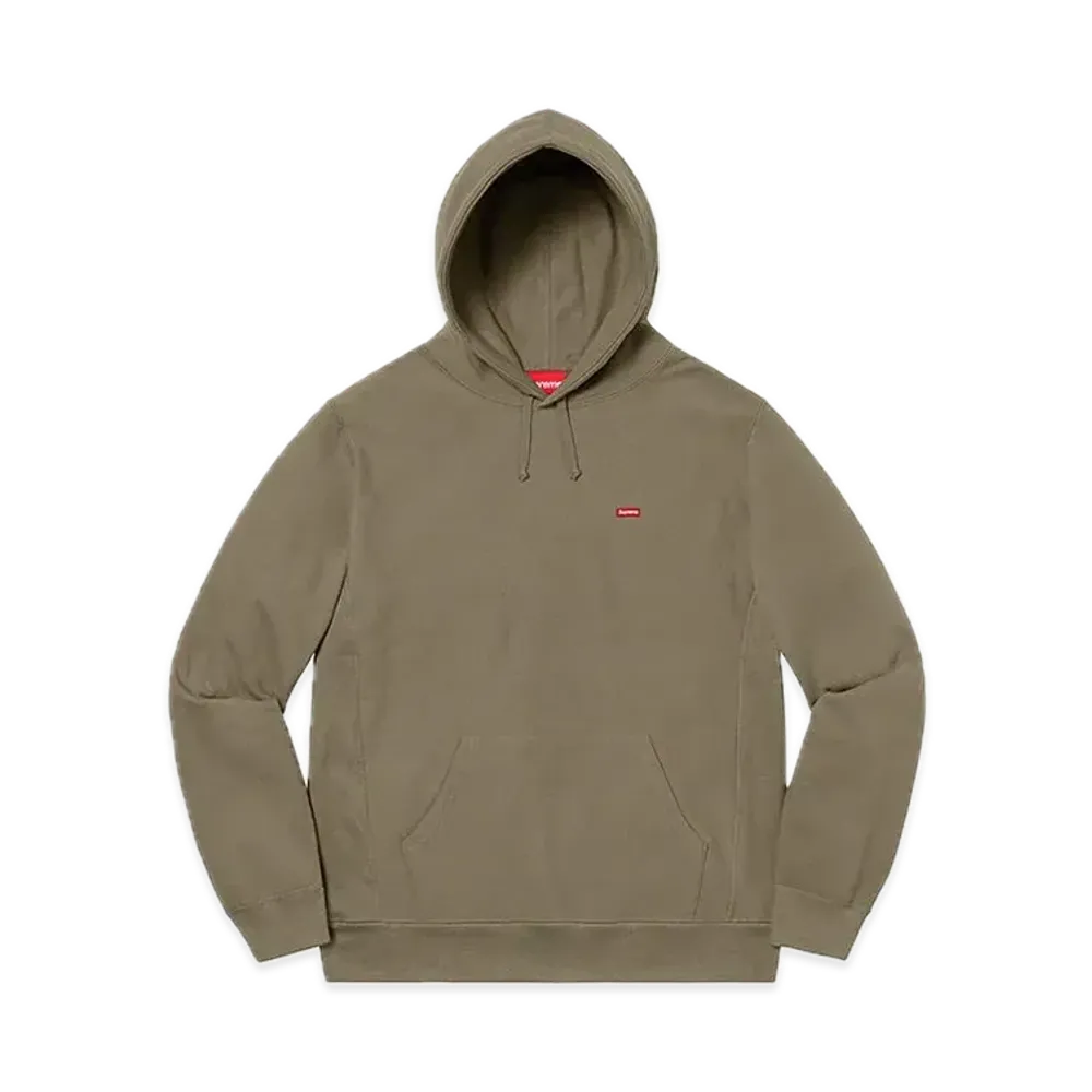 Supreme Small Box Hooded Sweatshirt (20SS) "Light Olive"