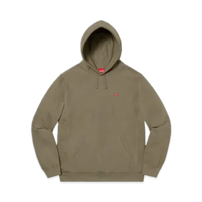 Supreme Small Box Hooded Sweatshirt (20SS) "Light Olive"