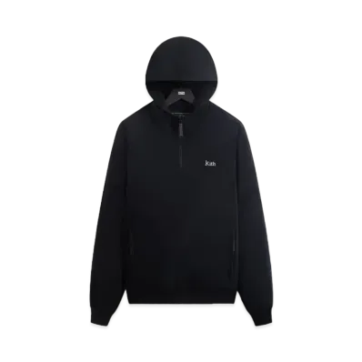 Kith Coleman Quarter Zip Hoodie "Black"