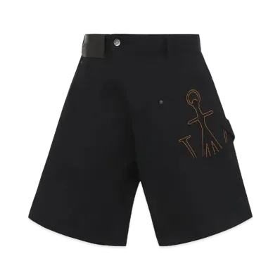 JW ANDERSON Twisted Chino Shorts "Navy"