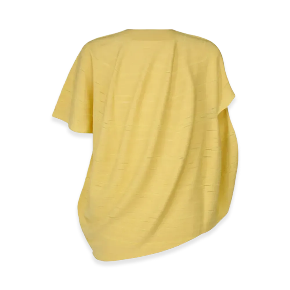 HOMME PLISSE ISSEY MIYAKE Marbling Knit "Yellow"