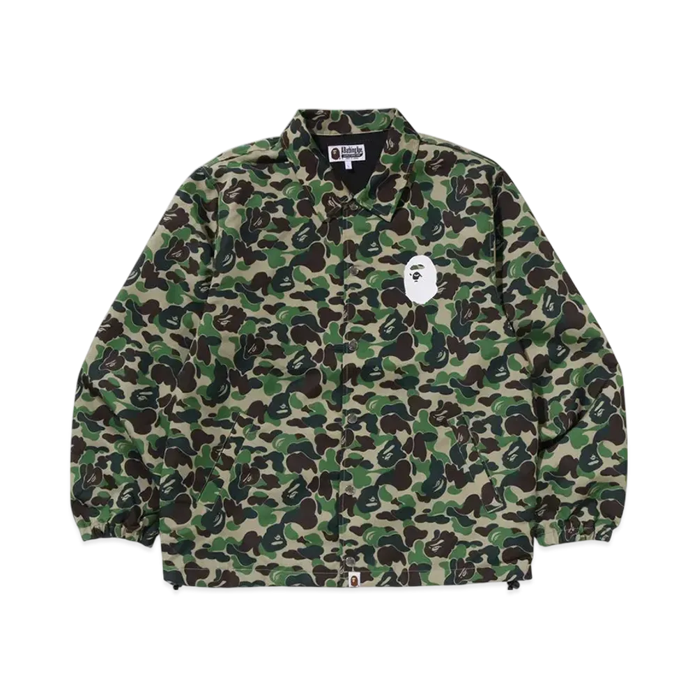 A BATHING APE ABC Camo Coach Jacket "Green"