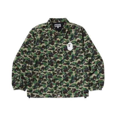 A BATHING APE ABC Camo Coach Jacket "Green"