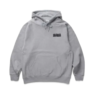 APHRODITEGANG NAMEDARUMA LOGO HEAVY WEIGHT HOODED SWEAT SHIRT "Grey"