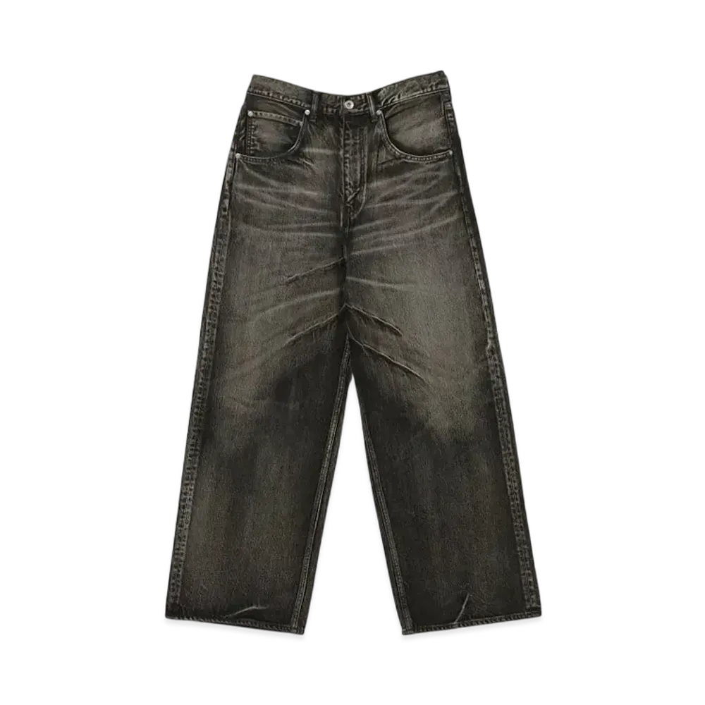 BEAMS FUTURE ARCHIVE Baggy Denim "FadeBlack"